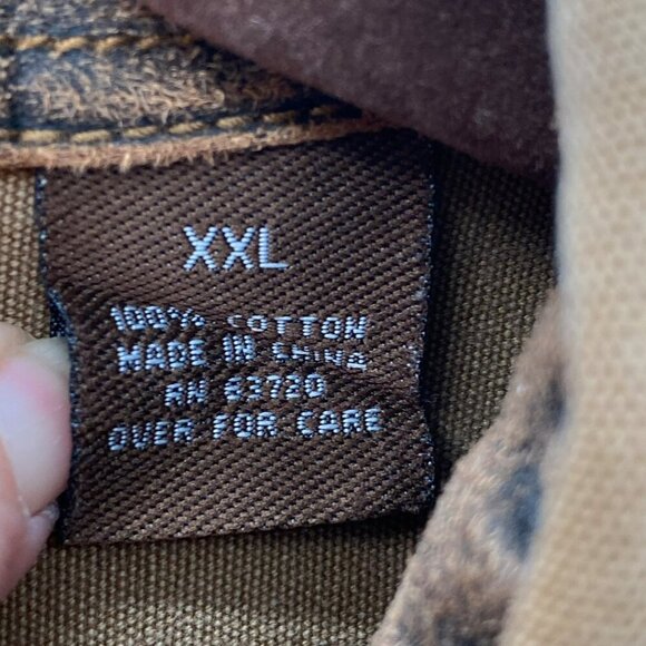 North River Outfitters Color Brown Button Up Hunting Shooting Shirt Sz XXL - Picture 6 of 7